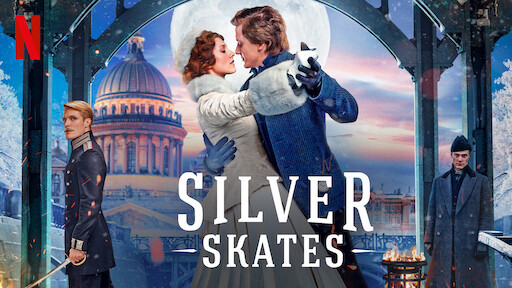 Giày bạc trên băng Silver Skates